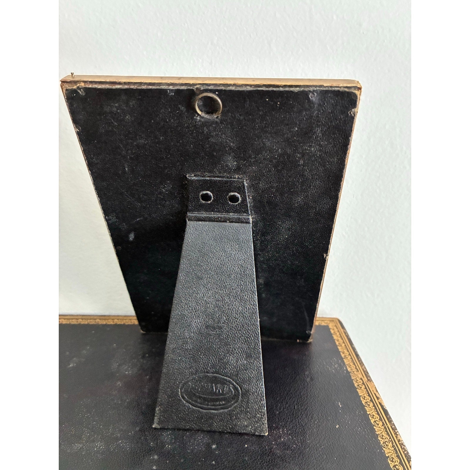 Vintage 1930 Art Deco "Mother" motto print with golden ornate frame