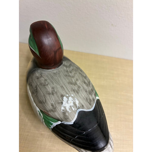 Heritage Mint Hand-Carved Wooden Mallard Duck Decoy