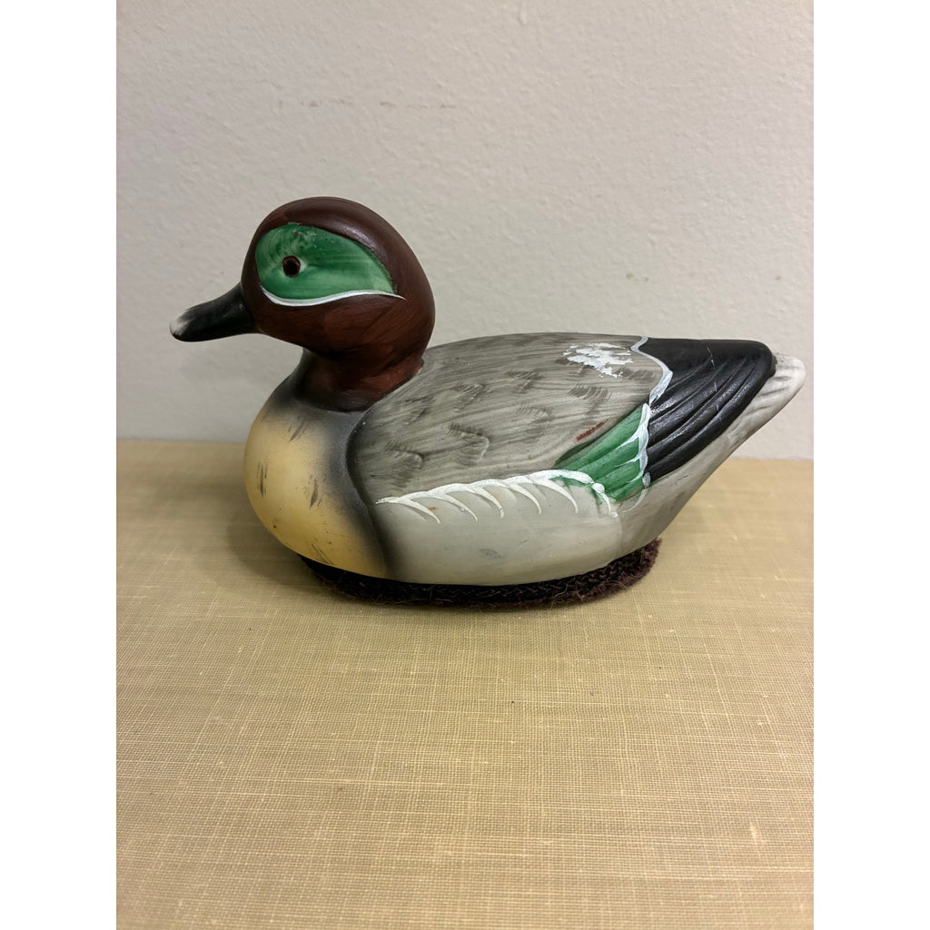 Heritage Mint Hand-Carved Wooden Mallard Duck Decoy