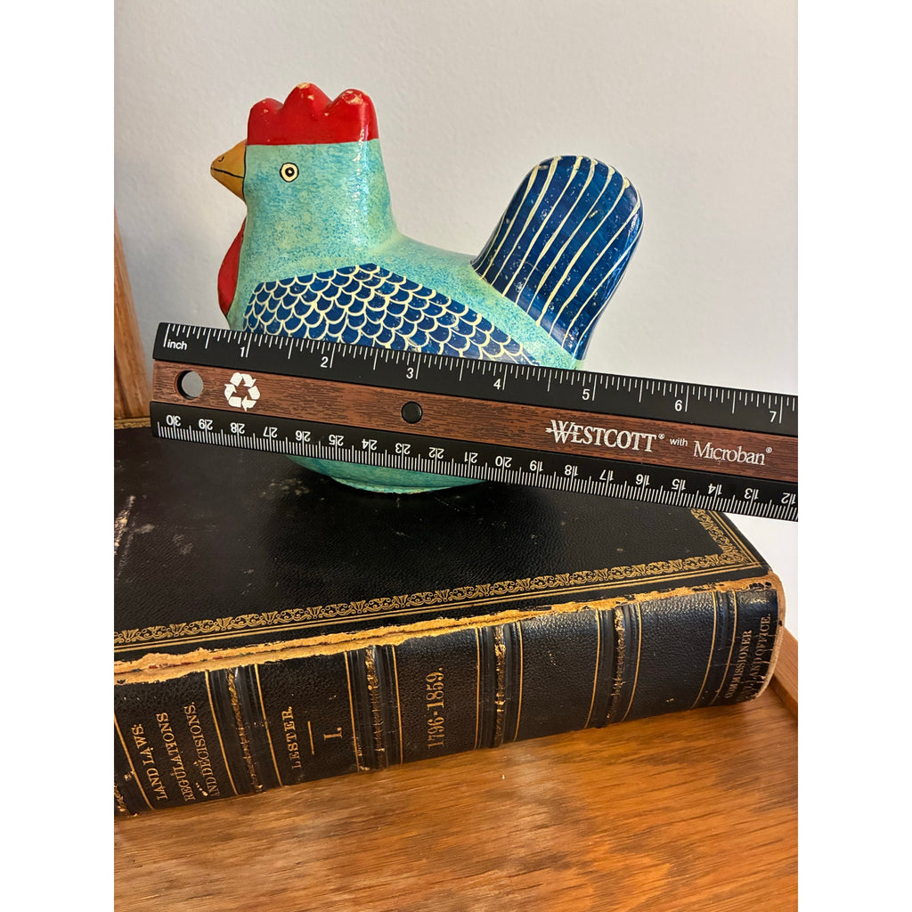 Wooden Nesting Hen Trinket Box – Hand Painted Folk Art