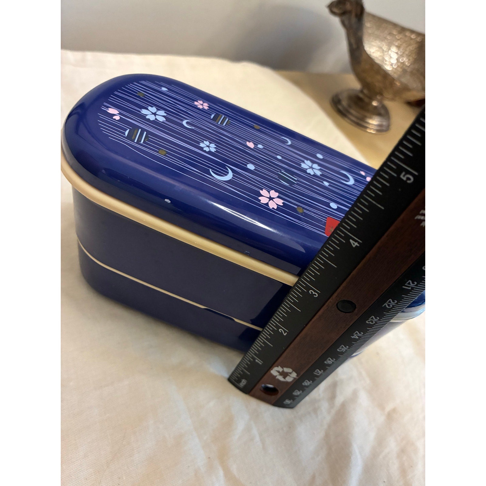 Japanese Bento Lunch Box with Chopsticks – Blue Rabbit Moon Design